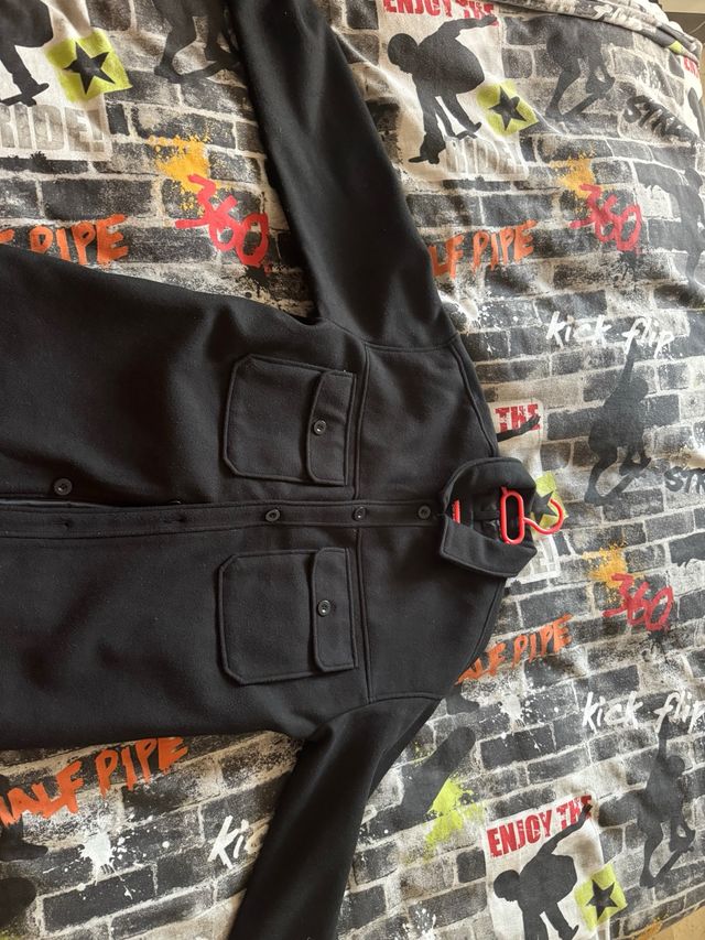 Chaqueta abrigada negra