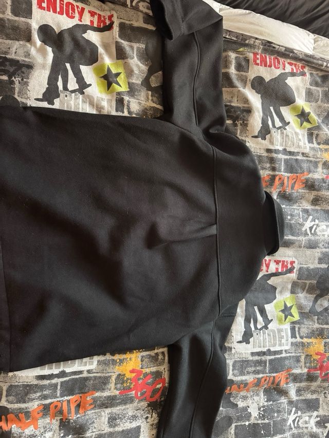 Chaqueta abrigada negra