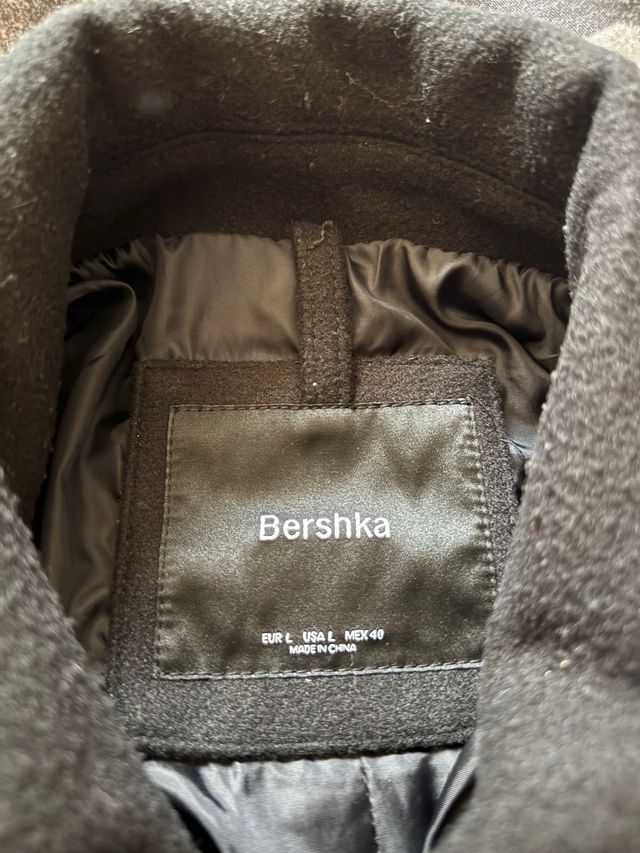 Chaqueta abrigada negra