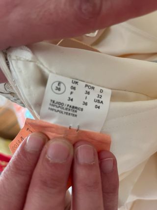 Vestido de Novia Blanco y Dorado