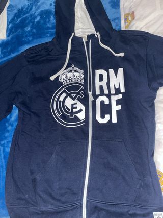 Chaqueta Oficial Real Madrid Azul y Blanca