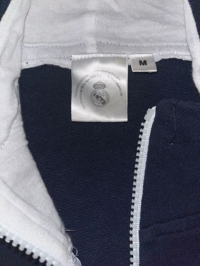 Chaqueta Oficial Real Madrid Azul y Blanca