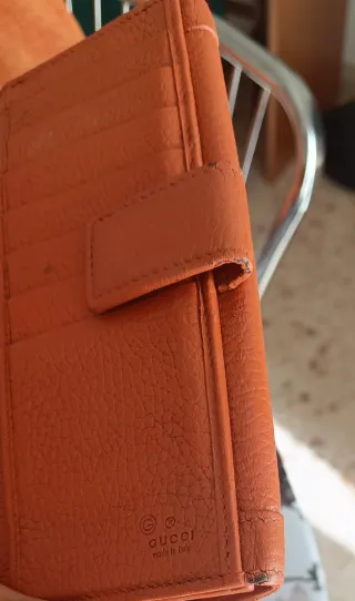 Portafoglio Gucci vintage arancione