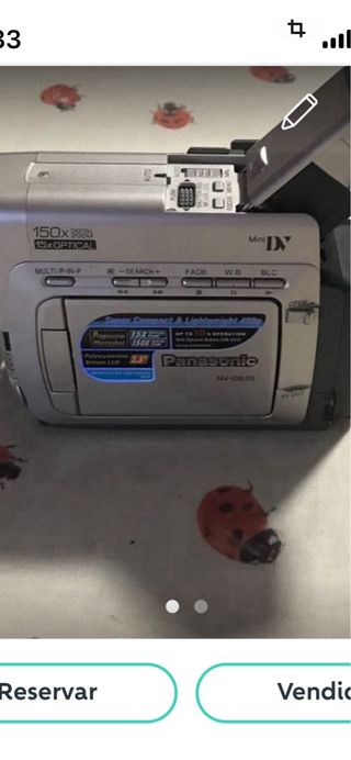 Cámara Sony antigua