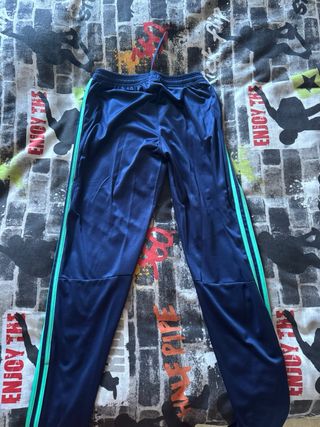 Chándal Real Madrid Adidas Azul/Verde