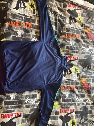 Chándal Real Madrid Adidas Azul/Verde