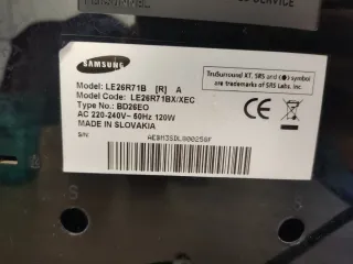 Televisión Samsung 26 pulgadas Negra. Buen estado.