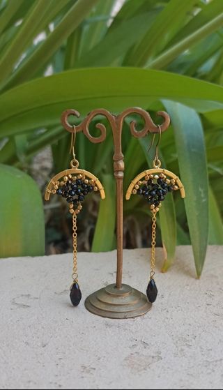 Pendientes largos bisutería