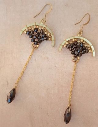 Pendientes largos bisutería