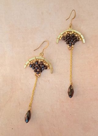 Pendientes largos bisutería