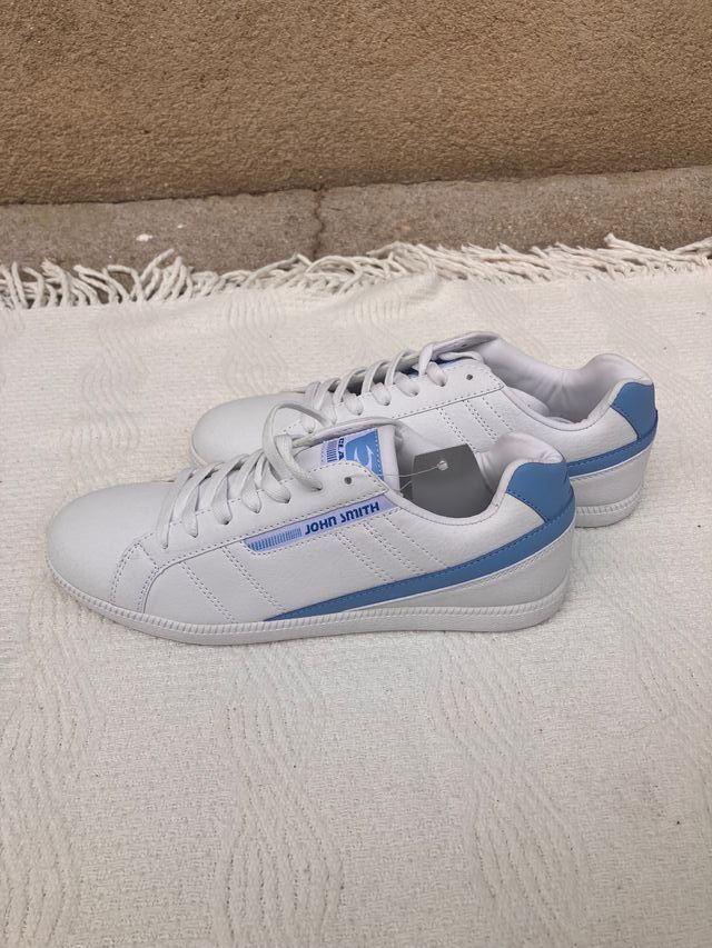 Deportivas John Smith blancas y azules