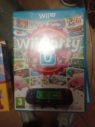 Nintendo Wii U + Wii Party U Nero