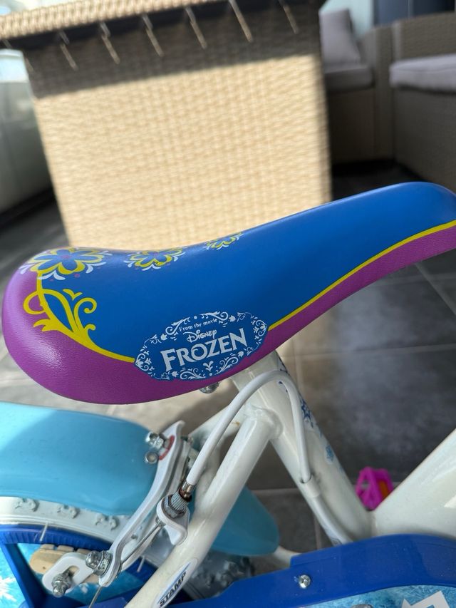 Bicicleta Frozen niña