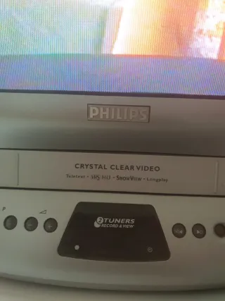 Televisor Philips con Vhs