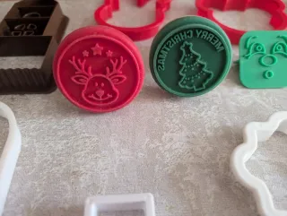 Lote de cortadores de plástico para repostería