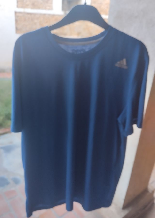 Camiseta Adidas Caballero Azul