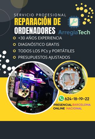 TÉCNICO INFORMÁRTICO PCS +30 años experiencia