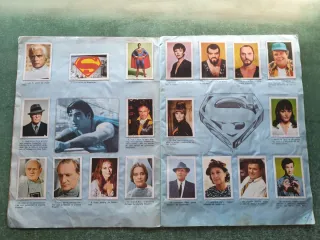 ALBUM CROMOS SUPERMAN FHER COMPLETO