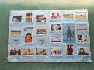 ALBUM CROMOS SUPERMAN FHER COMPLETO