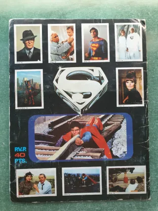 ALBUM CROMOS SUPERMAN FHER COMPLETO