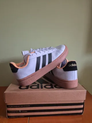 Zapatillas Adidas Court Alpha Mujer Talla 38 ⅔.