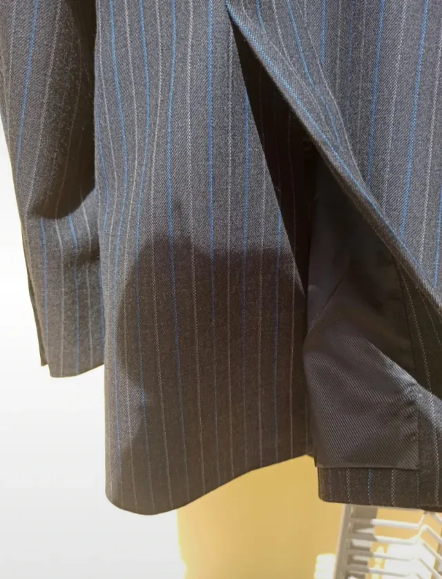 Completo uomo blu e grigio