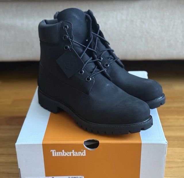 Timberland 6 inch Premium BLACK NUBUCK