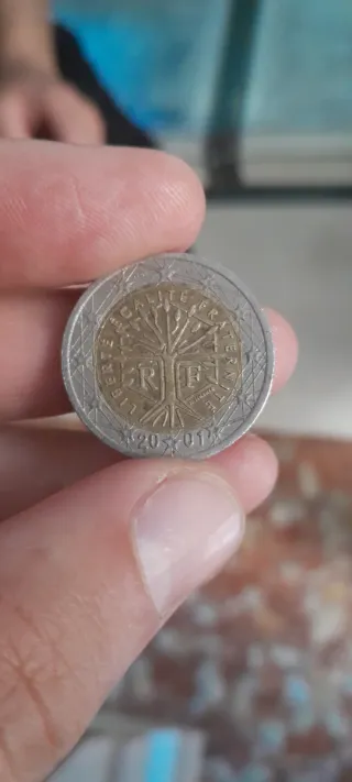 Moneda 2€ Francia 2001