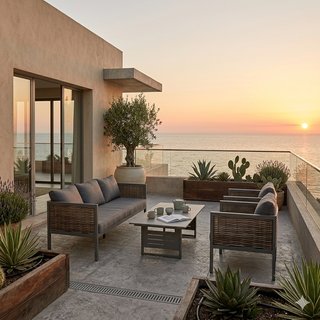 Conjunto Jardín con Mesa Elevable Nuevo
