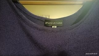 Lote 2 vestidos morado y negro Amaya Arzuaga.