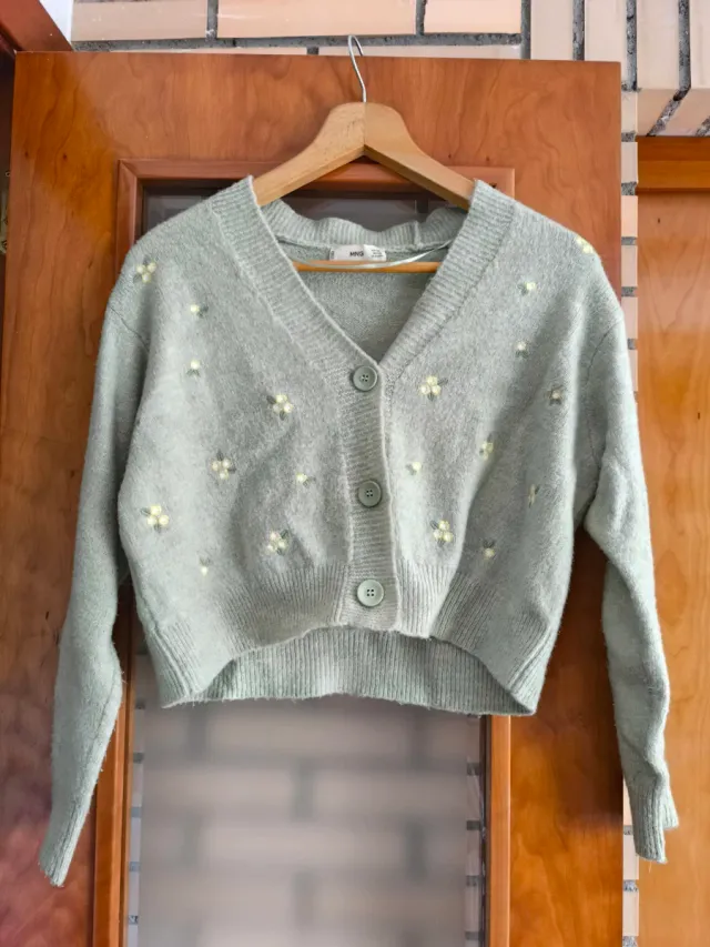 Conjunto Mango Chaqueta y Top Flores