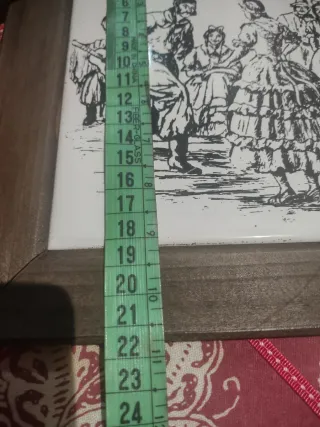 Azulejo decorativo enmarcado