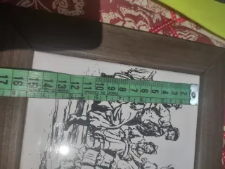 Azulejo decorativo enmarcado