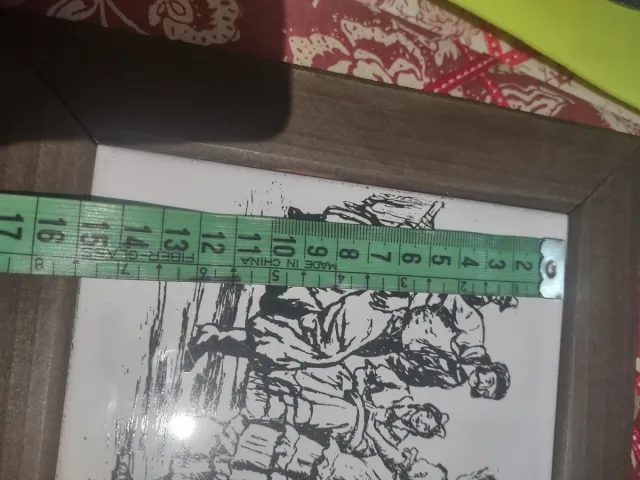 Azulejo decorativo enmarcado