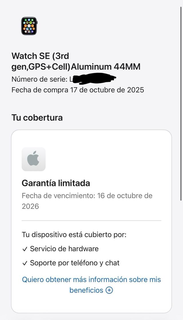 Apple Watch SE 3 GPS+Celular 44MM (2025) Nuevo