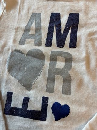 Maglietta Original Marines 6 anni scritta “Amore”