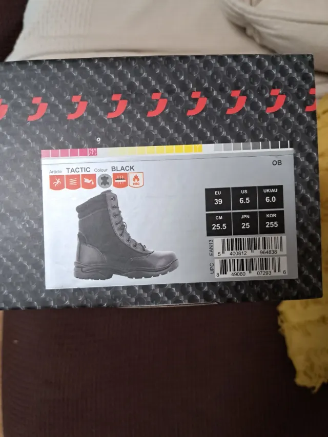 Botas Tácticas Safety Jogger Negras