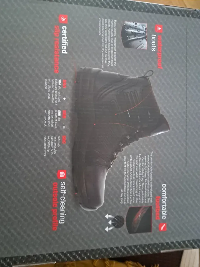 Botas Tácticas Safety Jogger Negras