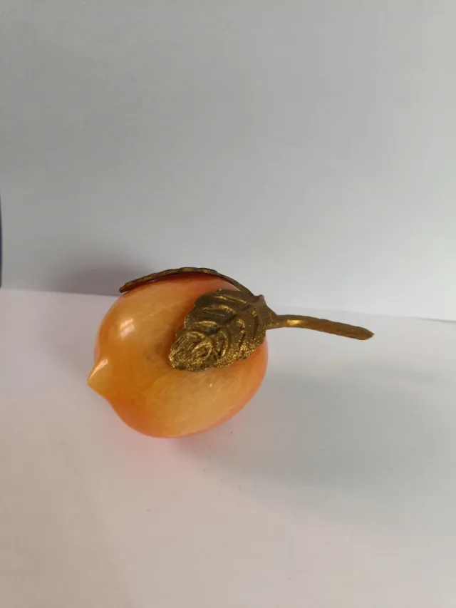 Decoración Melocotón Mármol Dorado