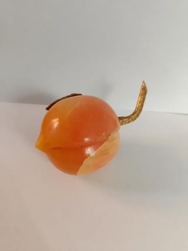 Decoración Melocotón Mármol Dorado