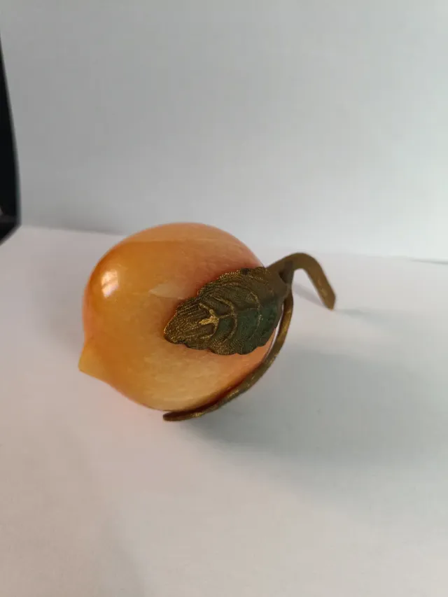 Decoración Melocotón Mármol Dorado