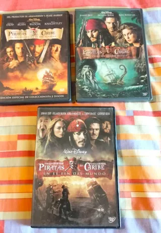 Trilogía Piratas del Caribe DVD