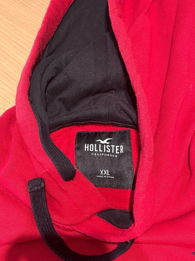 Sudadera Hollister Roja