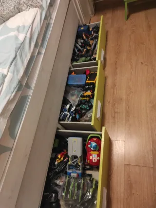 Cama nido infantil, regalo la ropa de cama.