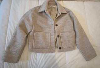 Chaqueta Zara gris talla S