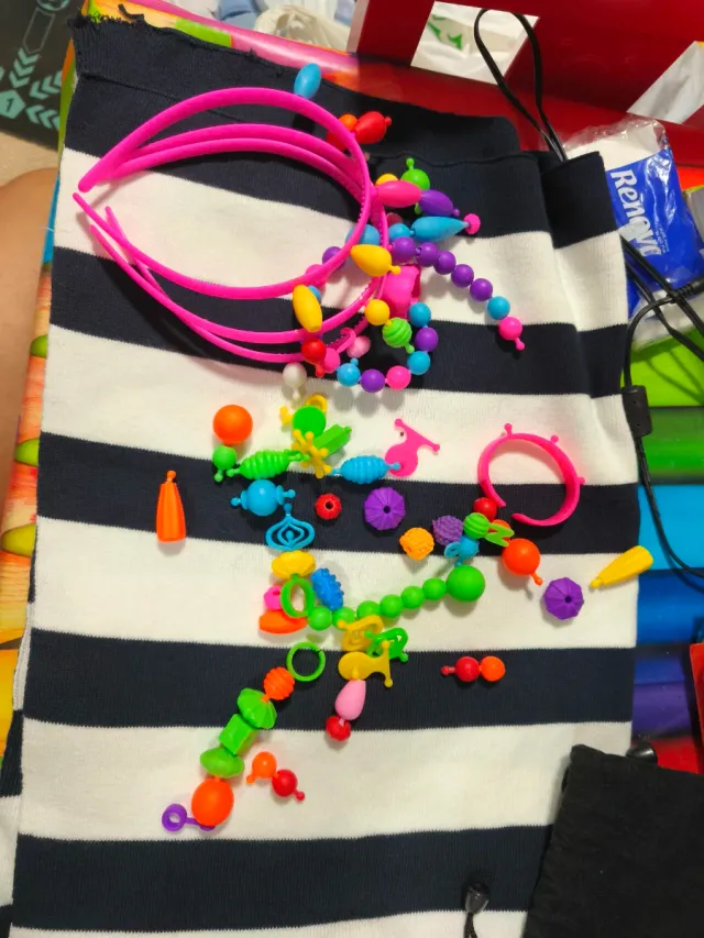 Kit Cuentas y Diademas para Crear Joyas