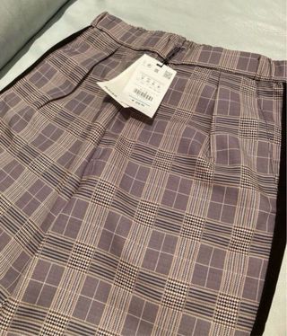 Pantaloni Pull&Bear donna a quadri