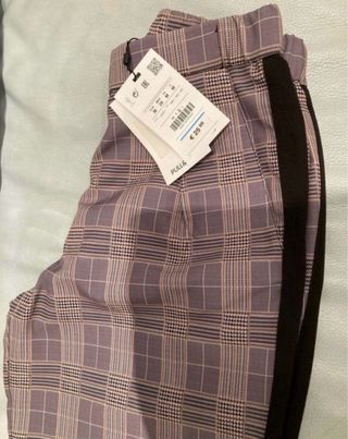 Pantaloni Pull&Bear donna a quadri