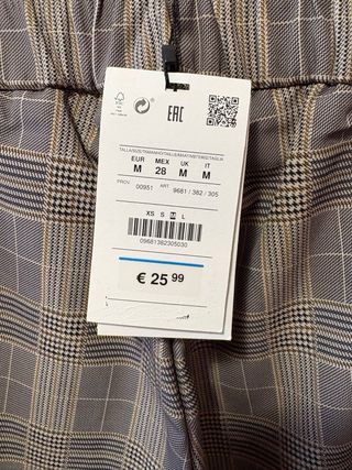 Pantaloni Pull&Bear donna a quadri