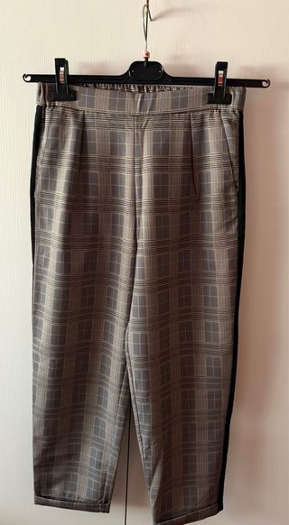 Pantaloni Pull&Bear donna a quadri